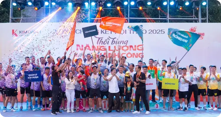 Chung kết Hội thao Kim Oanh Group 2025: Thổi bùng năng lượng – Kết nối thành công